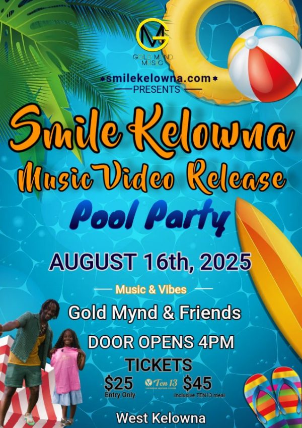 SMILE KELOWNA SUMMER POOL PARTY